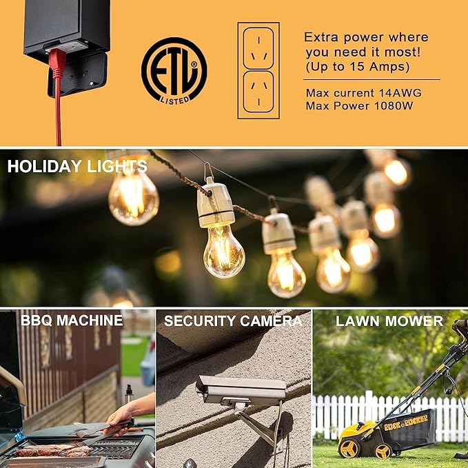 Nigaut Dusk to Dawn Porch Light with GFCI Outlet,Modern LED Outdoor Wall Light with Outlet Built-in,3000K Warm Yellow Outdoor Sconce, Wall Mount External Security Light(2 Pack)