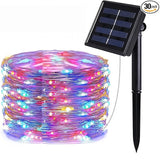 72ft 200LED Solar String Lights Outdoor with 8 Modes & Waterproof - Warm White Solar Fairy Lights for Garden | Lumora