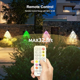 Smart RGBW Landscape Lights, 8 Pack Low Voltage Landscape Lighting with APP & Remote Control, IP65 Waterproof and | Lumora