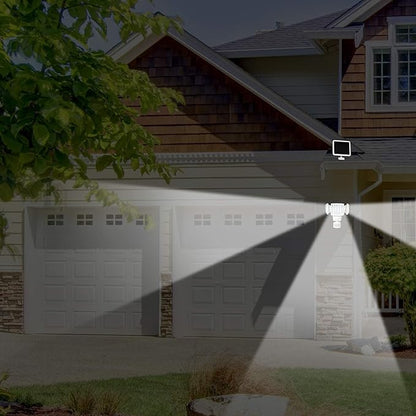 Sunforce 82183 - 180 LED Solar Motion Light, triple head, 1200 Lumens