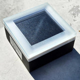 LUMENGY Solar Paver Light 4x4 Inch (3.93x3.93), Stainless Steel with Tempered Glass, 2700K - Outdoor Path Light | Lumora