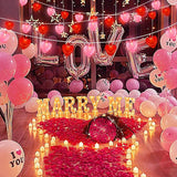8.5Ft Red & Pink Heart String Lights, Valentine's Day Decorations Light with 10 LED Red - Decorative Outdoor Light | Lumora