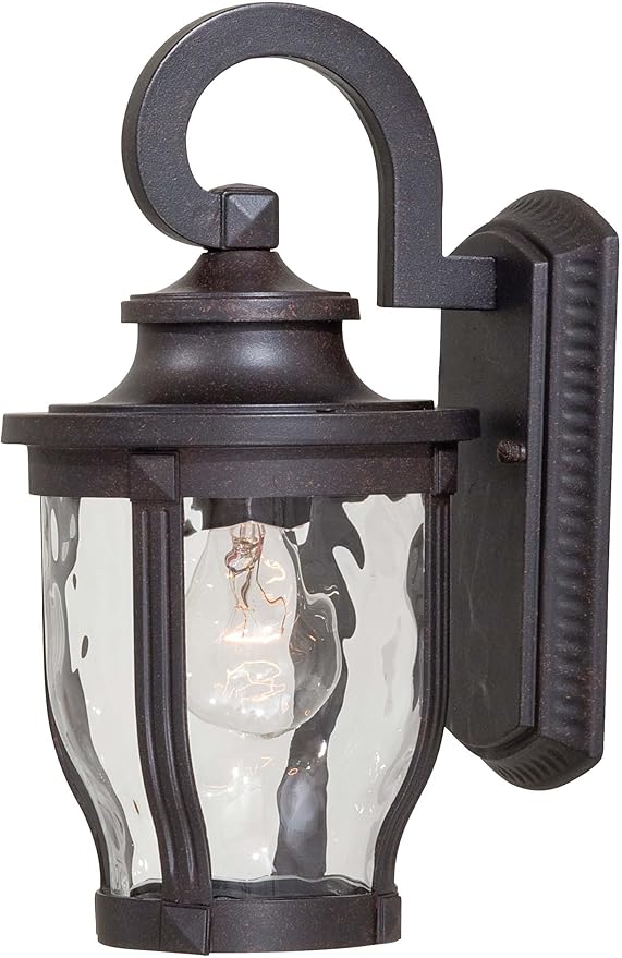 Minka Lavery 8761-166 1 Light Outdoor Wall Mount, Corona Bronze Finish