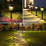 Solar Pathway Lights Outdoor 12 Pack Solar Lights Outdoor Waterproof 3000K Warm White Tungsten Filament Bulb for | Lumora