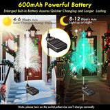 KBG Christmas Tree Solar Garden Lights Outdoor, 7 Color Changing Solar Christmas Trees Lights Waterproof Outdoor | Lumora