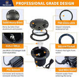 Gardenreet Landscape Well Lights Brass - Ip65 Hardwired Electric Low Voltage In Ground - Outdoor Path Light | Lumora
