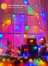 Minetom C9 Christmas Lights Outdoor, 81 Feet 100 LED String Lights with Timer & 8 Light Mode, Waterproof Commercial | Lumora