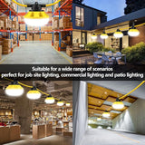 50FT Construction String Lights LED Industrial Grade Best for Construction Sites, Renovation, Walkways,Patio，Mine | Lumora