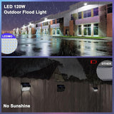 ledmo LED Wall Pack Lights 120W - 15600LM Switch Control 5000K Wall Mount Lighting Commercial and Industrial | Lumora