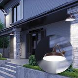 17in. Architectural Bronze Outdoor Gooseneck Barn Light Fixture With 10in. Long Extension Arm - Wall Sconce | Lumora