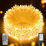 125FT 380 String Lights Indoor Outdoor Clear Wire, Plug in Christmas String Lights Connectable, Timer & Memory | Lumora