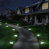 SOLPEX 24 Pack Solar Outdoor Lights,12 Pack Step Light,12 Pack Ground Light,Waterproof Solar Lights for | Lumora