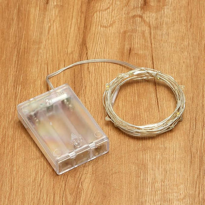 XINKAITE Waterproof LED Fairy String Lights - Starry DIY Decoration for Indoor & Outdoor Parties, Christmas, Holidays (10FT/3Meters, Blue)