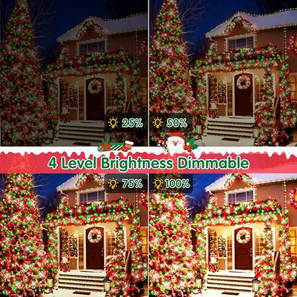 XURISEN 551FT 1400 LED Christmas Lights Outdoor Green Wire String Lights 8 Modes with Timer Memory Waterproof Fairy Light Plug in for Xmas Tree Wedding Yard Party Holiday Decorations(Red+Green)