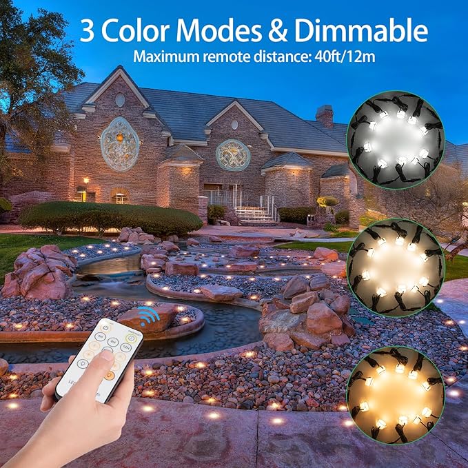HIBOITEC Recessed LED Deck Light Kits with Remote Control φ42mm, 10 Pack Deck Lighting IP67 Waterproof, 12V Low | Lumora