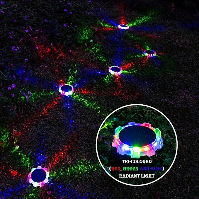 Leadleds Solar Ground Lights, Outdoor Waterproof Landscape Lights for Patio, Yard, Pathway, Walkway and Driveway | Lumora