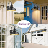 Bestshared Outdoor Barn Lights,4 Pack Outdoor Wall Sconce,Weather Resistant Farmhouse Porch Wall Mount Light | Lumora