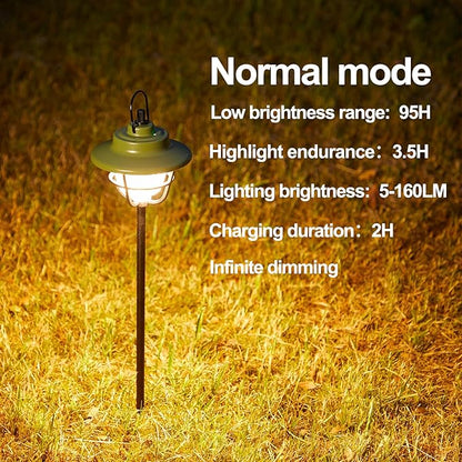 SUNREI Multipurpose Solar Light, Automatic Sensing Outdoor Solar Lights, Infinite Dimming, 35h Battery Life, Type-C Charging, Ipx6 Waterproof for Courtyards, Lawns, Gardens, Pathway, Indoor, etc