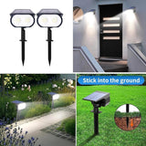 Anern Solar Lights Outdoor Waterproof IP68, 52 LED 2 Lighting Modes Solar Spot Lights Outdoor Yard Garden Landscape | Lumora