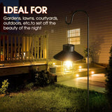 Retisee 4 Pack 31 Inch Hanging Solar Light Outdoor with Shepherd Hook Solar Lanterns Outdoor Waterproof Metal | Lumora