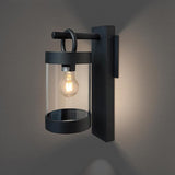 Outdoor Dusk to Dawn Wall Lights Modern Exterior Wall Mount Lantern Fixture Aluminum E26 Lamps Waterproof Porch | Lumora