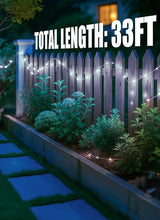 Minetom Solar String Lights, 2 Packs Total 66Ft 200 LED Solar Fairy Lights, Waterproof - Decorative Outdoor Light | Lumora