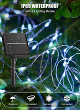 Minetom Solar String Lights, 2 Packs Total 66Ft 200 LED Solar Fairy Lights, Waterproof - Decorative Outdoor Light | Lumora