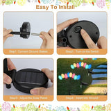 4 Pack Solar Easter Egg Lights, Colorful Garden Swaying Firefly Light Outdoor Easter Lights Waterproof Solar Stake | Lumora