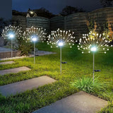 YOTOZU 4 PCS Solar Firework Light, Outdoor Solar Garden Decorative Lights 120 LED Powered 40 Copper Wires String | Lumora