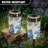 Blue Butterfly Garden Lights Solar Powered Waterproof Decorative Solar Lights for Cemetery - Outdoor Path Light | Lumora