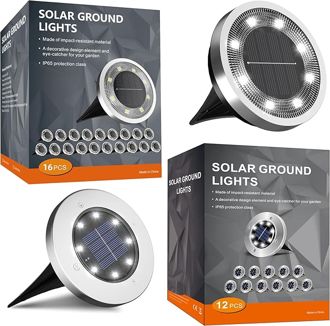 INCX Solar Lights Outdoor Waterproof, 28 Pack Solar Lights for Outside, Solar Garden Lights Landscape Lighting for | Lumora