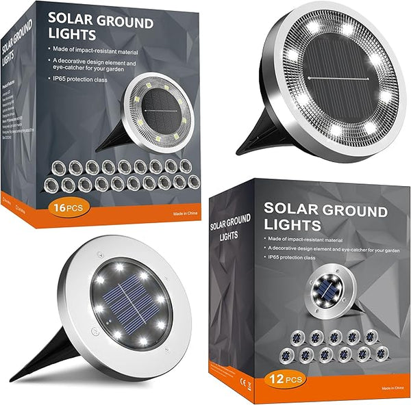 INCX Solar Lights Outdoor Waterproof, 28 Pack Solar Lights for Outside, Solar Garden Lights Landscape Lighting for | Lumora