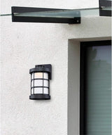 Westinghouse 6579100 Barkley Vintage One-Light Dimmable LED Outdoor Wall Light Sconce Matte Black Finish, Frosted | Lumora