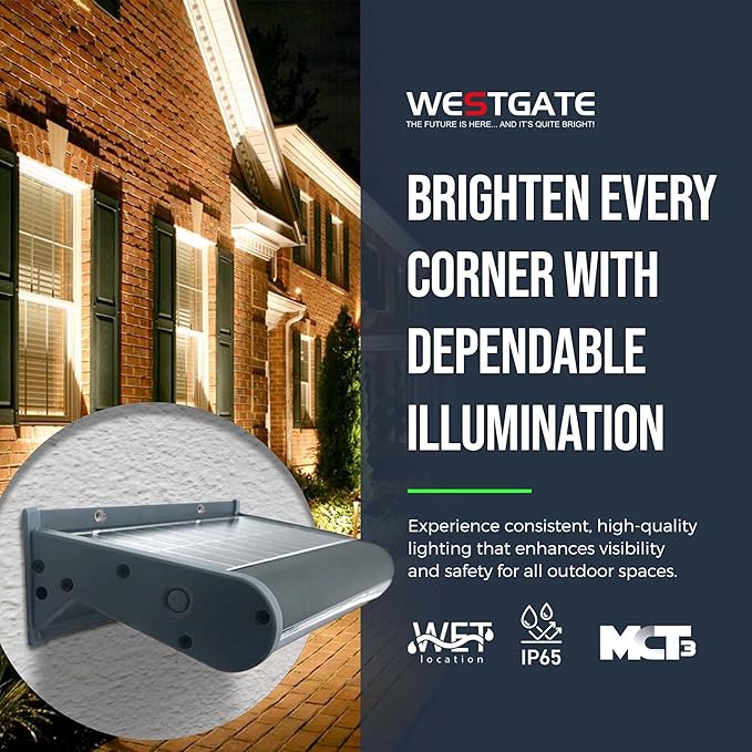 Solar Sign Light 1000LM - All-Night Outdoor Illumination for Commercial Signage, Billboard, Pathway & Entrances - 1ft Dual-CCT Waterproof LED Light in Robust Aluminum Alloy with Polycarbonate Cover