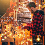 12 Pack Outdoor Christmas Decorations Solar Candy Cane Lights Solar Christmas Pathway Lights Outdoor Waterproof | Lumora