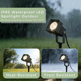 Low Voltage Landscape Lighting, 12V Aluminum Outdoor Landscape Lights with Connectors, 5W 3000K Warm White IP65 | Lumora
