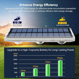 YiLaie Solar Fence Lights Outdoor - Warm White & RGB 6 Color, Solar Lights Outdoor IP67 Waterproof, Garden Lights | Lumora