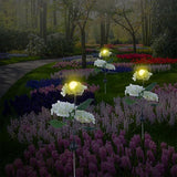 Solar Outdoor Lights, Hydrangea Garden Lights, Waterproof Garden Lawn Lamps, Inserted Flower LED Light for Yard | Lumora