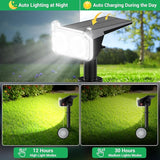 WdtPro Solar Spot Lights Outdoor for Tree, Sign, Mailbox, Solar Lights Outdoor Waterproof, Bright Landscape | Lumora