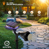 Solar Lights Outdoor, 2-in-1 Decorative Solar Landscape Lighting for Outside, IP67 Waterproof Garden Light Pathway | Lumora