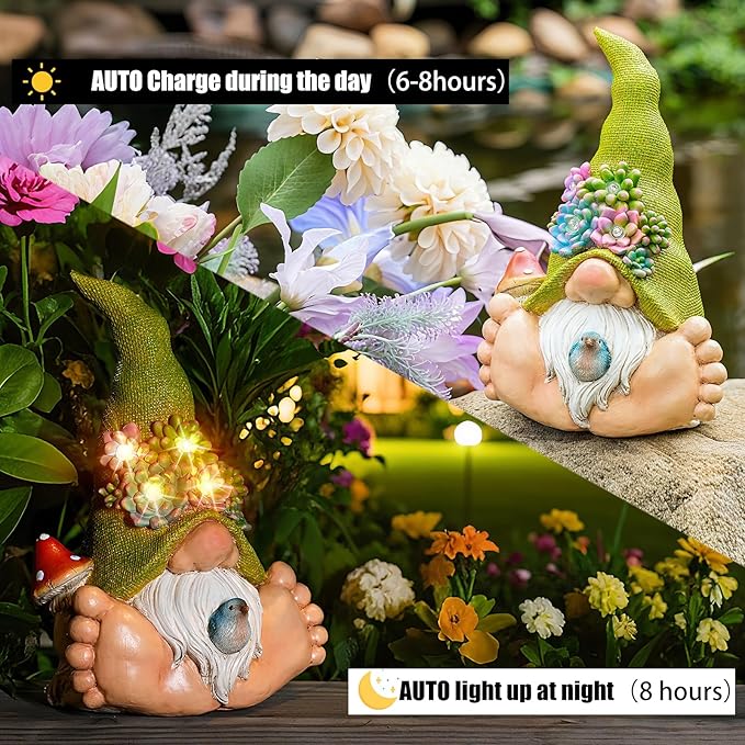 Solar Turtle Garden Statue with Bunny and LED Succulent Flowers – Outdoor Lawn Decor with Lights, Cute Animal Yard | Lumora