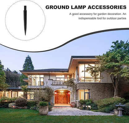 GANAZONO Ground Spike 5.51 Inch Landscape Lighting Accessories Durable Plastic Stakes for Outdoor Garden Solar Lights Pathway Markers
