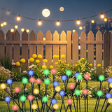 2 Packs Firefly Lights Solar Outdoor, 16 LED Multicolor Solar Walkway Lights Outdoor, Waterproof Garden Decor with | Lumora