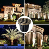 LED Low Voltage Landscape Lighting Well Lights 112 - Solid Brass In Ground Lights - Outdoor Security Flood Light | Lumora