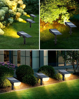 BAXIA TECHNOLOGY Solar Spotlights Outdoor Waterproof, 3 Lighting Modes Spot Lights, Dusk to Dawn Solar Powered | Lumora