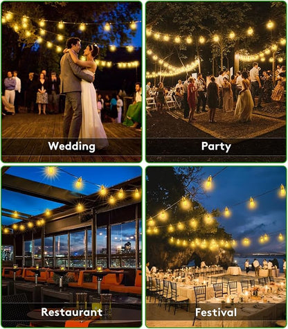 50ft-Solar-Powered-Lights-Outdoor-Waterproof-String Lights-Outside-Patio-Yard-Garden-Fence-Backyard-Deck-Porch-Balcony-Patios-Camping-Battery-Operated-LED-Fairy-Strip-Lighting-Hanging-Edison-Bulbs-S14