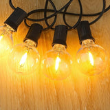 Outdoor String Lights 48ft with 23+2 Spare Bulbs, Shatterproof Dimmable Waterproof, LED 1W 60LM 2200K Warm Glow for | Lumora