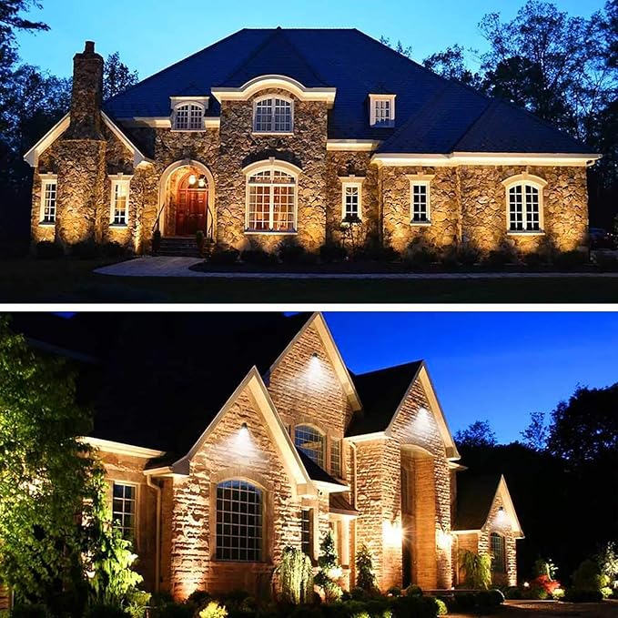 ZUCKEO 10W Landscape Lighting Low Voltage LED Landscape Lights, IP66 Waterproof Landscape Spotlights Yard Lawn | Lumora