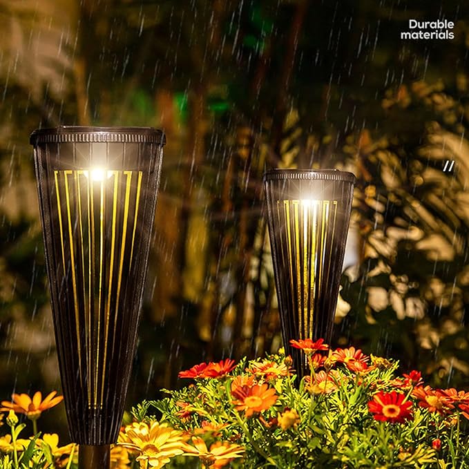 Solar Pathway Light 6 Pcs, Intelligent Sensing, IP65 Waterproof, LED Decorative Landscape Lamp - Automatic Lighting, Weather, Outdoor Garden Use