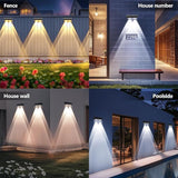 Brizled Solar Fence Lights, 20 Pack 3 Colors 6 Modes 250ml Outdoor Fence Solar Lights, IP65 Waterproof Outdoor Wall | Lumora